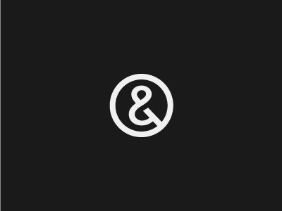 Ampersand ampersand bold brand identity circles flow line logo logotype mark monogram typography