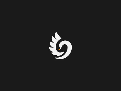 Swan bird brand identity fashion flow logo logomark luxury mark simple solid swan visual identity