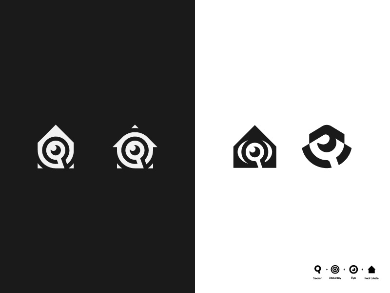 Search + Accuracy + Eye + Real Estate by Ove Sinclair on Dribbble