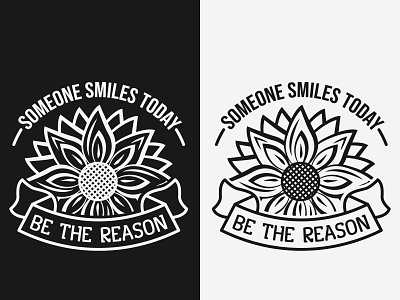 Sunflower SVG T-shirt Design