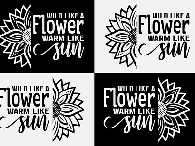Sunflower SVG T Shirt Design