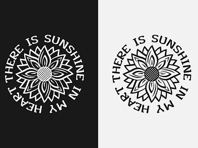 Sunflower SVG T-shirt Design