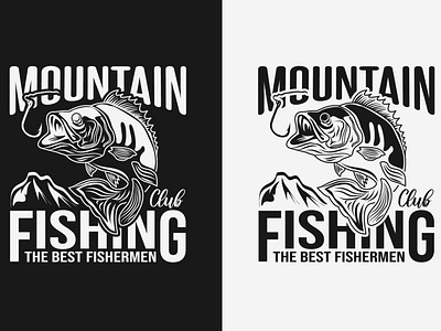 SVG Fishing T Shirt Design