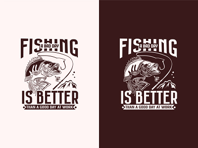 Fishing T Shirt Design