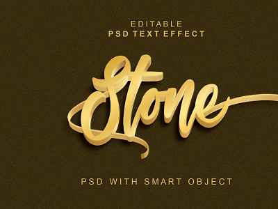 Stone 3d text effect in photoshop stone alphabet