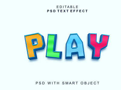 Play 3d text effect effects