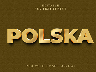 Polaska 3d text effect 3d 3dfont logo text 3d title