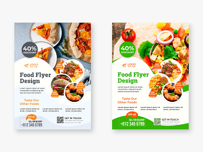 FOOD FLYER DESIGN food template