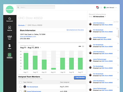 Web Admin Dashboard activity feed bar graph chart dashboard data data visualization graph menu ui design