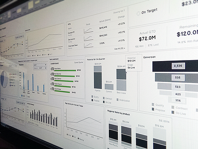 Data Visualization Wireframe Template