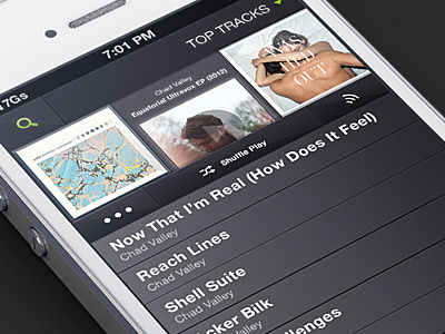 Spotify browsing/menu redesigned iPhone