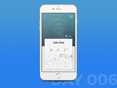 #006 - User profile dailyui