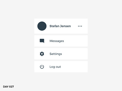 #027 - Dropdown dailyui drop down dropdown ui ux