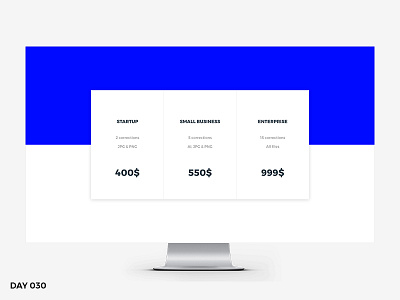 #030 – Pricing dailyui design money pricing ui ux