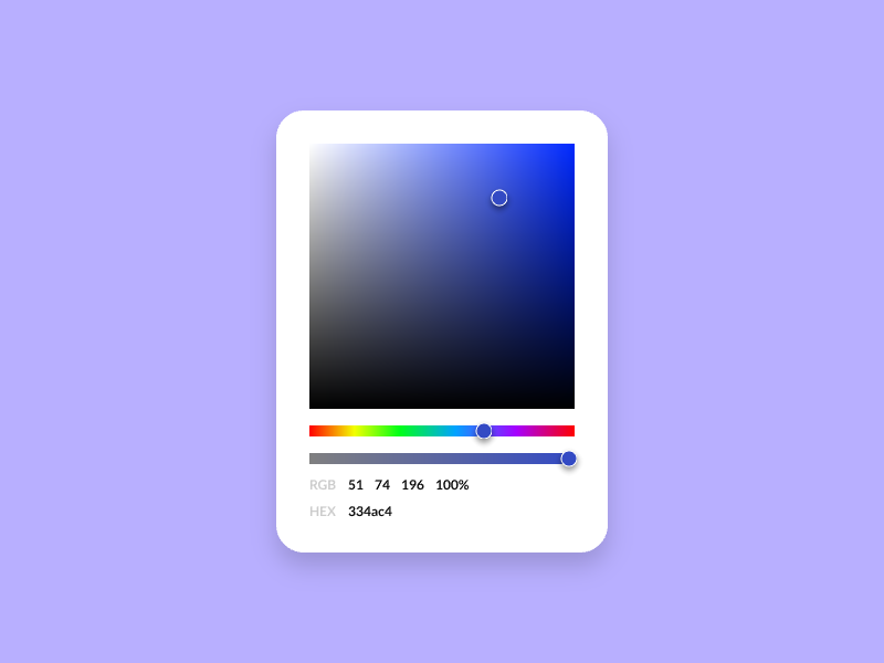 #060 – Color picker by Stefan Bay Jensen on Dribbble