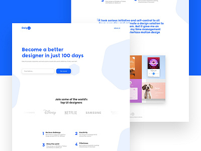 #100 – Redesign dailyui.co