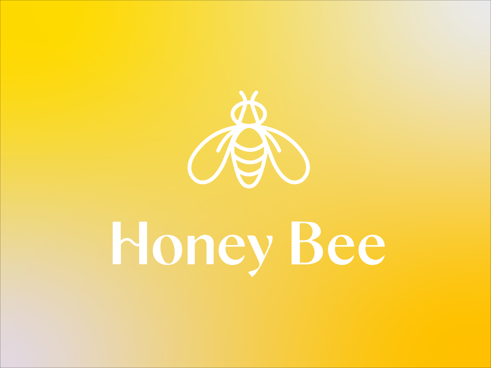 Logo / Honey Bee / Cafe where tasty honey by Ariadna on Dribbble