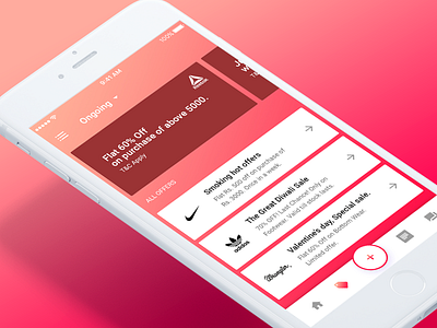 042 Offer screen app screen design dribbble illstration ios mobile ui ux