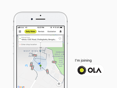 I'm joining OLA!! design interaction design joining new job product desinger