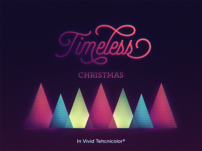 Timeless Christmas christmas retro technicolor timeless vivid