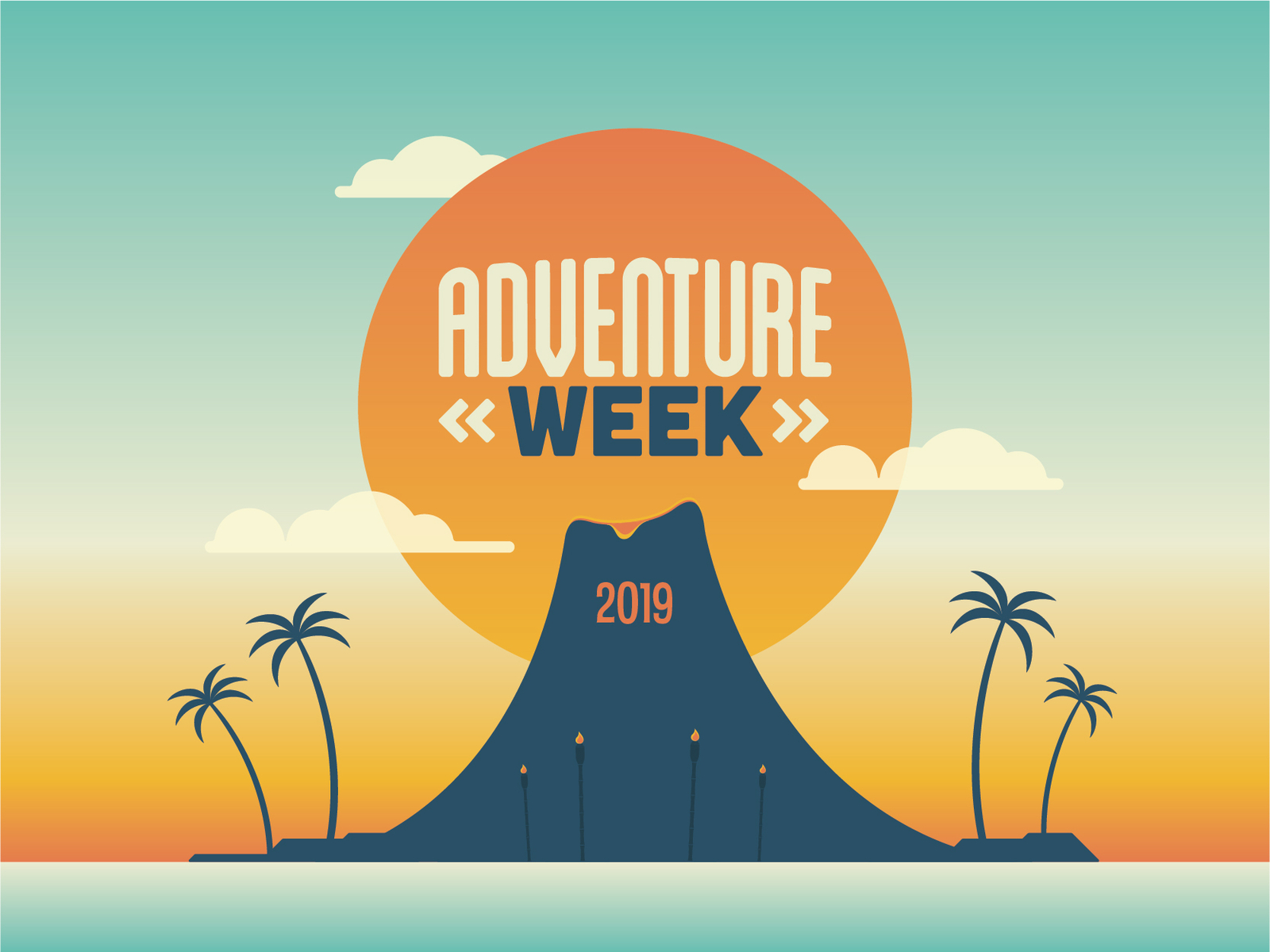 Adventure Week 2019 Branding by Caleb Crosby on Dribbble