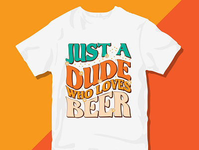 Oktoberfest typography T-shirt design beer glass