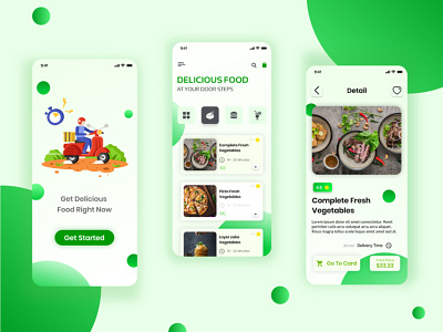 Fast Food Delivery Application UI Design
