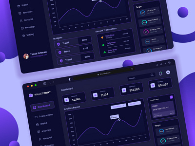 Financial Web Application Ui Design deshboard finance financial financial web site ui design ui ux web website