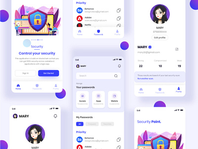 Password Manager App ui Design app ui apps design graphic design maganer ui managing password password manager app ui design post shop ui ui ux designer ux ui