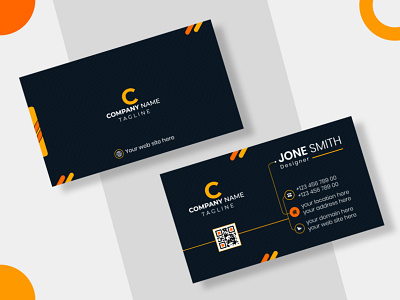 Unique Modern Business Card design template