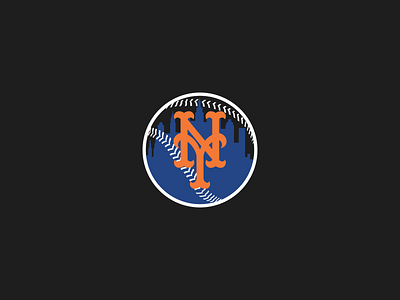 NY Mets Logo SNY Inspired baseball mets nyc queens sny