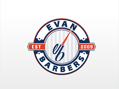 Evan barbers Logo Concept 02 brand design brand identity branding design illustraion lettering logo design logomark logotype logowork mark typography