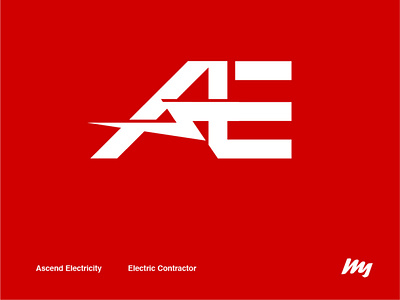 Ascend Electricity Logo brand brand identity branding design drawing electricity graphic design illustration logo logomark logos logotype ui vector