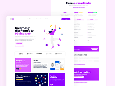 Digital Agency Landing Page: Adcheers