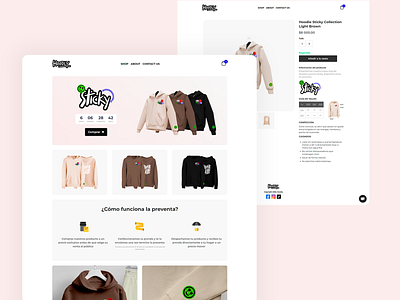 Ecommerce: Hoodly branding design ecommerce graphic design illustration ui web design wordpress