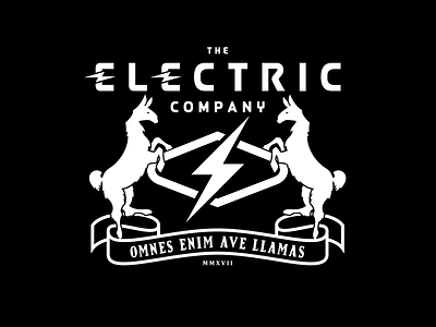 All Hail The Llamas electric company las vegas logo soccer supporters usl championship