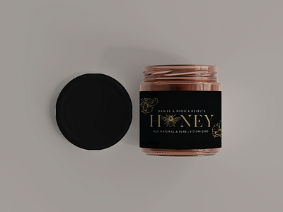 honey jar label