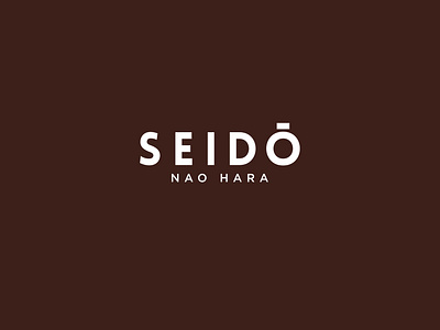 SEIDO brand branding brazil design font food japanese food logo minimal modern restaurant branding rio de janeiro type typography