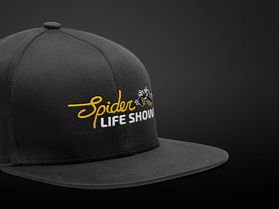 Spider Life Show - Anderson "Spider" Silva anderson silva black brand branding brasil brazil cap design fight fighter lettering logo mma snapback spider starter type typography ufc yellow