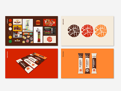 instant coffee package design — Burger King / BK Café