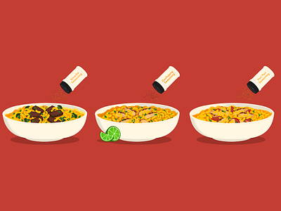 mac & cheese dish concept illustrations — Noodles & Co.