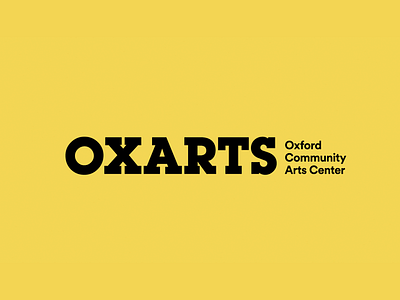 Oxford Community Arts Center identity identity design logo typography