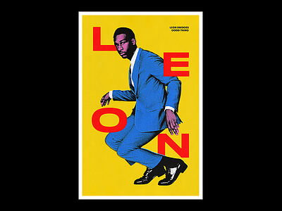 Leon Bridges | Pop Art Poster art direction illustration poster typography