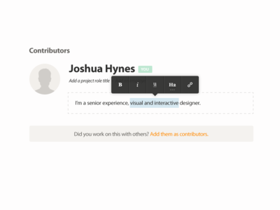 WYSIWYG Editor
