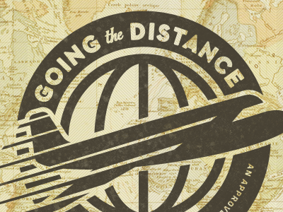 Going The Distance Illustration hatchback illustration neutraface plane