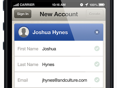 Facebook Connect account app facebook form hatchback ios iphone login
