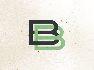 Busy B's b letter logo monogram