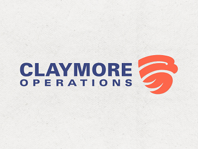 Claymore Operations Brand Identity america bird brand identity branding eagle flight geometric logo military nonprofit identity patriotic shield trinity wings