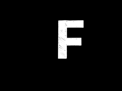F 3d animation letters procreate type typography