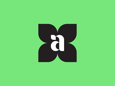 anna – a cannabis brand icon logo mark type